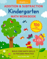 Addition and Subtraction Kindergarten Math Workbook 