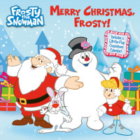 Book cover for Merry Christmas, Frosty! (Frosty the Snowman)