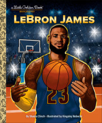 Book cover for LeBron James: A Little Golden Book Biography