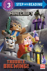 Book cover for Trouble Brewing! (Minecraft)
