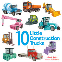 Book cover for 10 Little Construction Trucks