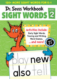 Book cover for Dr. Seuss Sight Words Level 2 Workbook