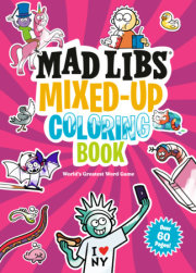 Mad Libs Mixed-Up Coloring Book 