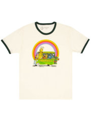 Sesame Street: Bookmobile Unisex Ringer T-Shirt X-Small 