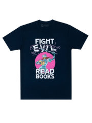 Fight Evil, Read Books: 2021 Design Unisex T-Shirt X-Small 