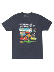 Richard Scarry: Cars and Trucks and Things That Go Unisex T-Shirt Large