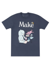 ELEPHANT & PIGGIE Make Unisex T-Shirt Large