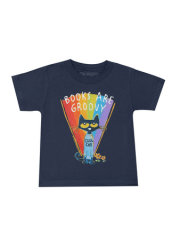 Pete the Cat: Books are Groovy Kids' T-Shirt - 4 Yr 