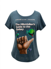The Hitchhiker's Guide to the Galaxy (Indigo) Women's Relaxed Fit T-Shirt X-Small