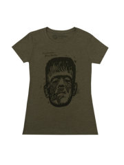 Penguin Horror: Frankenstein Women's Crew T-Shirt Large 