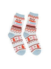 TBR Book Stack Cozy Socks - Large 