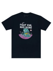 Fight Evil, Read Books: 2023 Design Unisex T-Shirt Medium