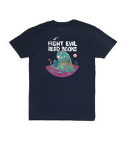 Fight Evil, Read Books: 2023 Design Unisex T-Shirt X-Large 