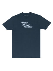 Bans Off Our Books (Blue) Unisex T-Shirt X-Small 