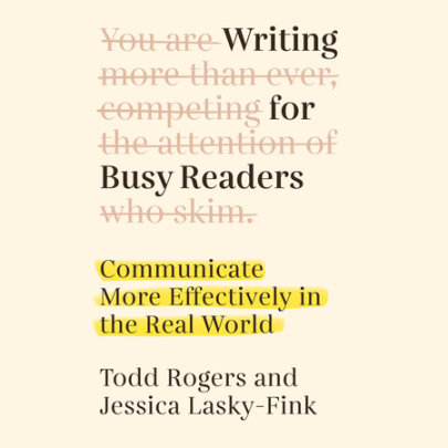 Writing for Busy Readers Cover