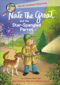 Book cover for Nate the Great and the Star-Spangled Parrot