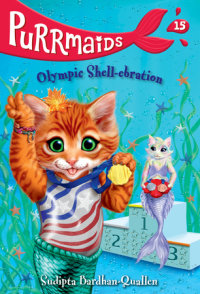 Book cover for Purrmaids #15: Olympic Shell-ebration