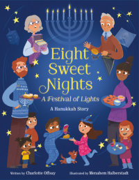 Book cover for Eight Sweet Nights, A Festival of Lights