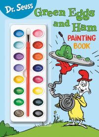 Book cover for Dr. Seuss: Green Eggs and Ham Painting Book