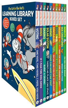 The Cat in the Hat's Learning Library Boxed Set by Tish Rabe, Bonnie Worth:  9780593815175 | PenguinRandomHouse.com: Books