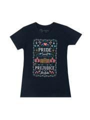 Puffin in Bloom: Pride and Prejudice Women's Crew T-Shirt X-Small 