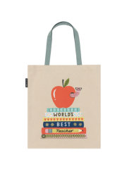 World's Best Teacher Tote Bag 