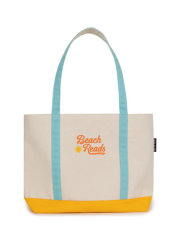 Beach Reads Zippered Boat Tote 