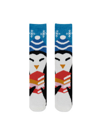 Penguin Reads Cozy Socks - Small