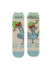 Don't Let the Pigeon Drive the Sleigh Cozy Socks - Small 