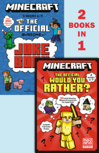 Book cover for Minecraft 2-in-1: The Official Would You Rather/The Official Joke Book (Minecraft)