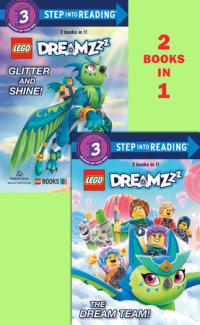 Cover of The Dream Team!/Glitter and Shine! (LEGO DREAMZzz)