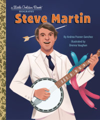 Book cover for Steve Martin: A Little Golden Book Biography