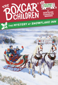 Book cover for The Mystery at Snowflake Inn