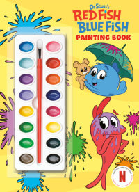 Book cover for Dr. Seuss\'s Red Fish, Blue Fish Painting Book