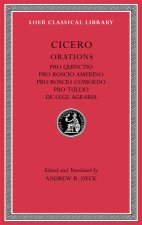 Pro Quinctio. Pro Roscio Amerino. Pro Roscio Comoedo. Pro Tullio. De Lege Agraria