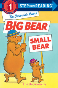 Book cover for The Berenstain Bears\' Big Bear, Small Bear