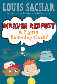 Book cover for Marvin Redpost #6: A Flying Birthday Cake?
