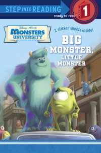 Book cover for Big Monster, Little Monster (Disney/Pixar Monsters University)
