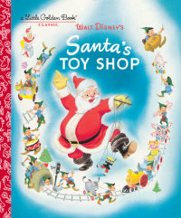 Book cover for Santa\'s Toy Shop (Disney)