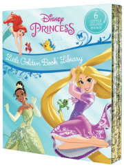 Disney Princess Little Golden Book Library -- 6 Little Golden Books 