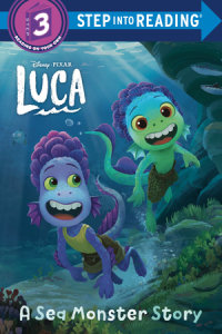 Book cover for A Sea Monster Story (Disney/Pixar Luca)