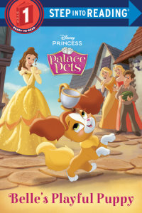 Book cover for Belle\'s Playful Puppy (Disney Princess: Palace Pets)