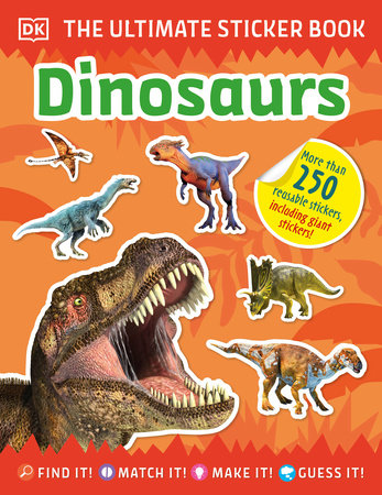  Dinosaur Sticker Activity Book