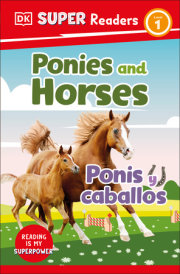 DK Super Readers Level 1 Bilingual Ponies and Horses – Ponis y caballos 