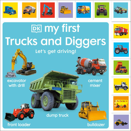 Trucks and diggers store for toddlers