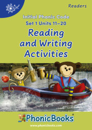 Phonic Books Dandelion Readers Reading and Writing Activities Set 1 Units 11-20 Pip Gets Rich (Two Letter Spellings sh, ch, th, ng, qu, wh, -ed, -ing, -le)