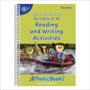 Phonic Books Dandelion Readers Reading and Writing Activities Set 1 Units 11-20 Pip Gets Rich (Two Letter Spellings sh, ch, th, ng, qu, wh, -ed, -ing, -le)