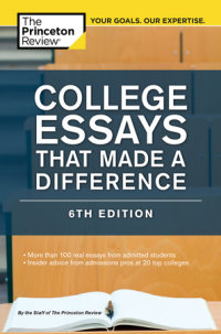 Book cover for College Essays That Made a Difference, 6th Edition