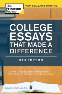 Cover of College Essays That Made a Difference, 6th Edition