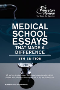 Book cover for Medical School Essays That Made a Difference, 5th Edition